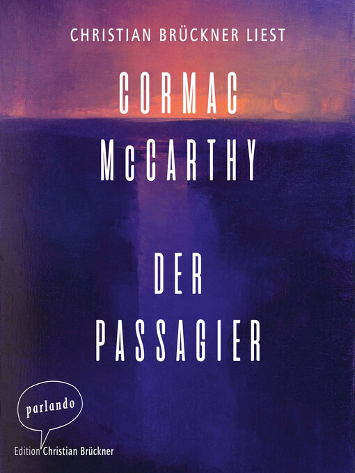 Title details for Der Passagier by Cormac McCarthy - Available